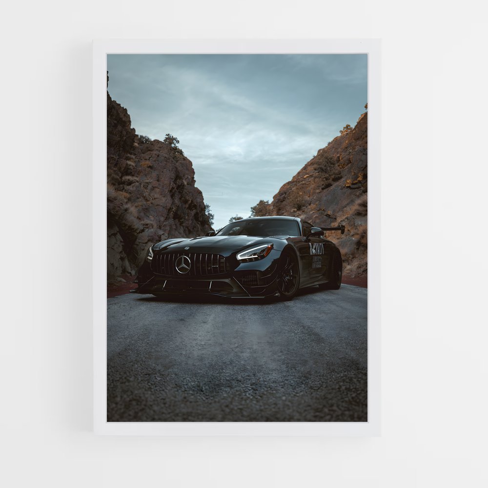 Poster Amg gt r pro élégant – affiche Mercedes (vue 3)